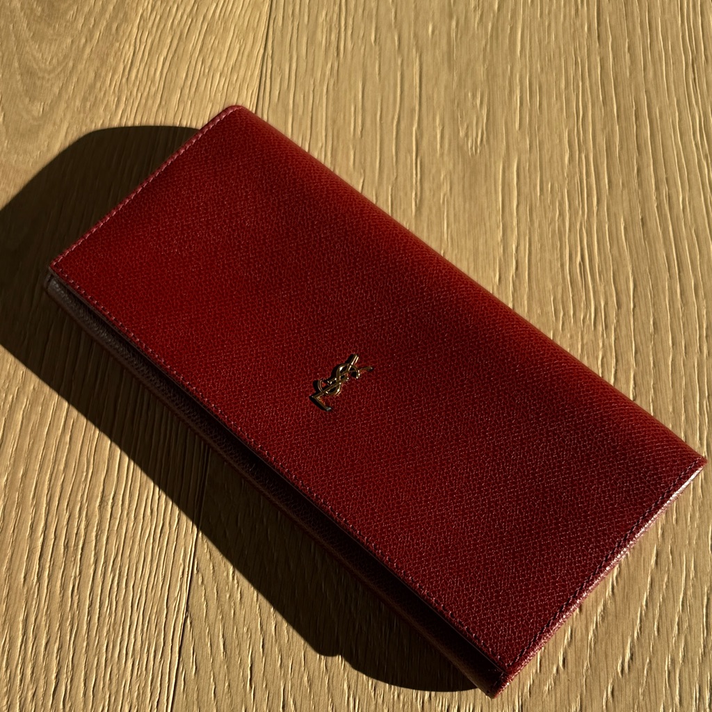 Yves Saint Laurent Red Wallet